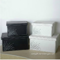 High Quality White/ Black PU Leather Gift Box